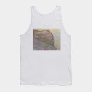 On the Cliff, at Petit Ailly by Claude Monet Tank Top